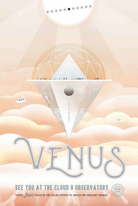 Venus Space Travel Poster